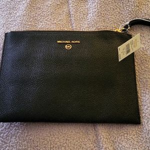 Michael Kors zip clutch/wristlet
